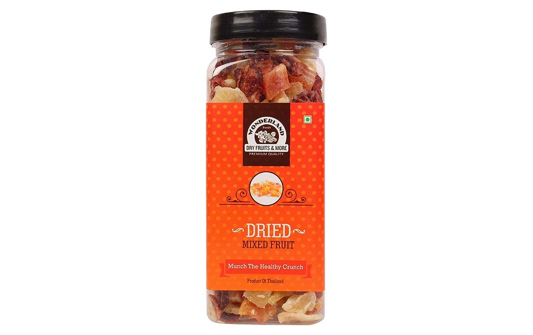 Wonderland Dried Mixed Fruit    Plastic Jar  200 grams